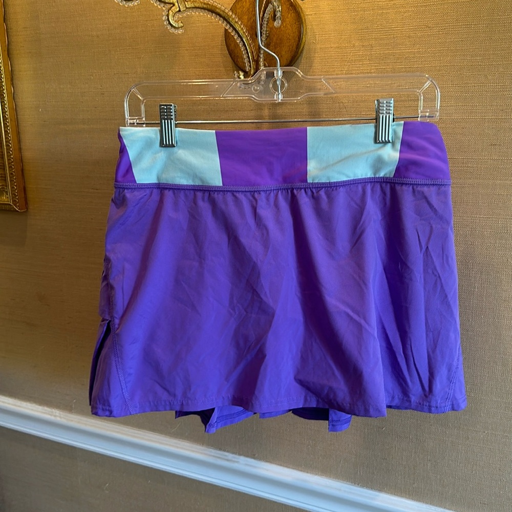 Lululemon purple skort. Size 6 tall.